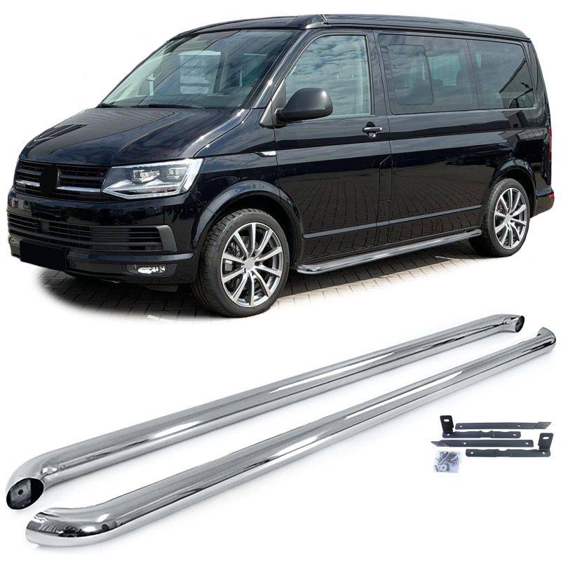 Chrome tube step for VW Transporter, Multivan T5 T6 - Short chassis Chrome tube step for VW Transporter, Multivan T5 T6 - Short chassis