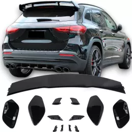 GLA 35 AMG AERODYNAMIC dakspoiler voor GLA H247 pianozwart