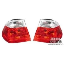 Luces traseras BMW E46 sedan rojo 1 blanco