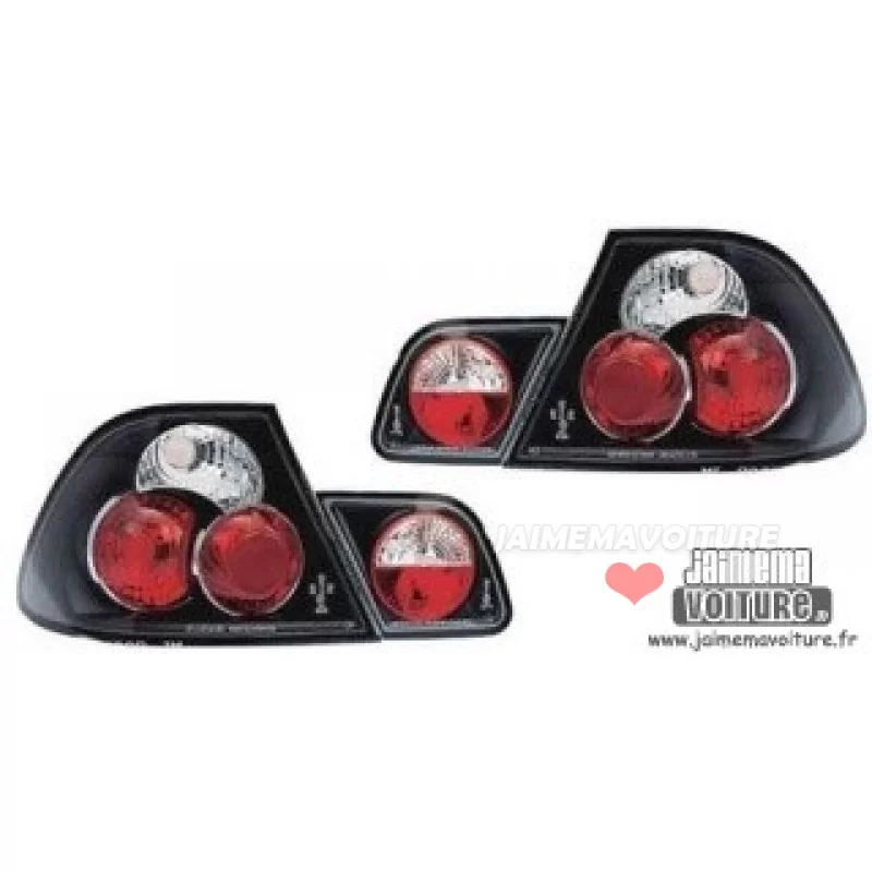 BMW E46 cutting red black Lexus rear lights