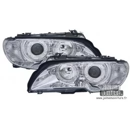 Angel eyes BMW E46 Cabrio nach 2003 346 Cup Chrom