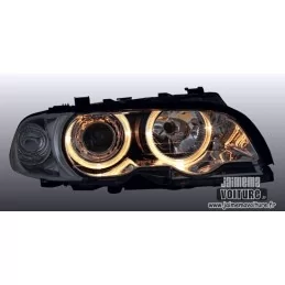 Angel eyes BMW E46 cutting convertible Phase 1 Chrome