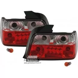 BMW E36 Rödvit 1 LED bakljus