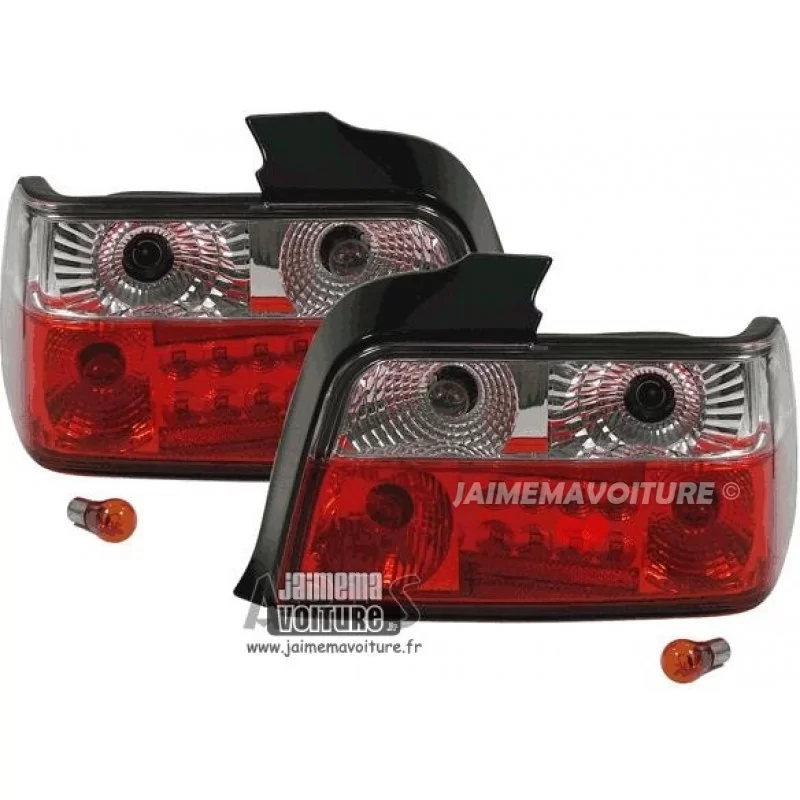 BMW E36 Rood Wit 1 LED Achterlichten