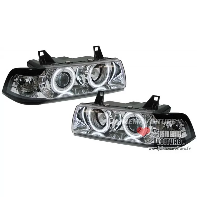 Angel eyes BMW E36 Cabriolet CCFL Chrome Cup