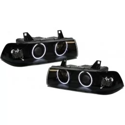 Occhi d'angelo BMW E36 Coupé Cabriolet CCFL Nero