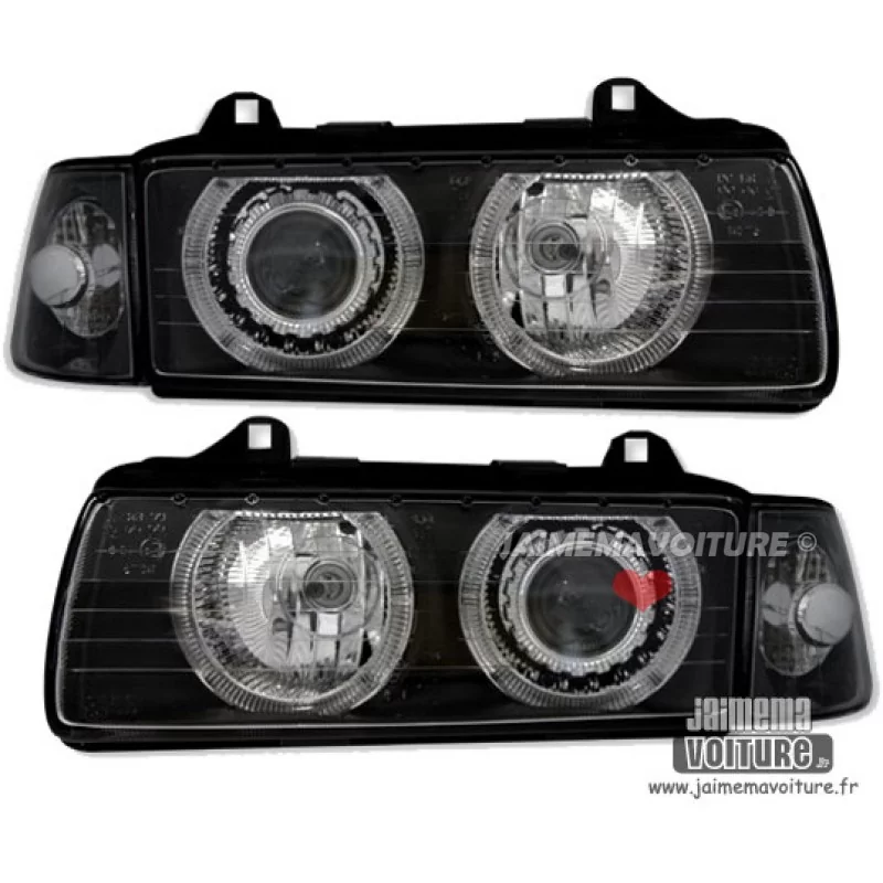 Angel eyes BMW E36 Coupe cabriolet DEPO black