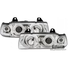 Angel eyes BMW E36 Berline Sonar Chrome