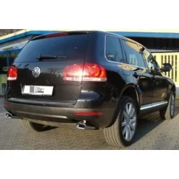 Double sorties chromes VW Touareg alu