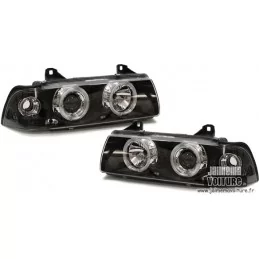 Angel eyes BMW E36 koplampen Zwart