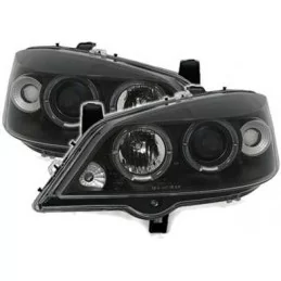 Opel Astra G Angel Eyes Sonarlampen Zwart