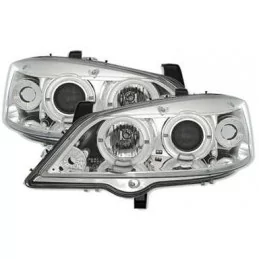 Opel Astra G luces ojos de Angel Sonar cromo