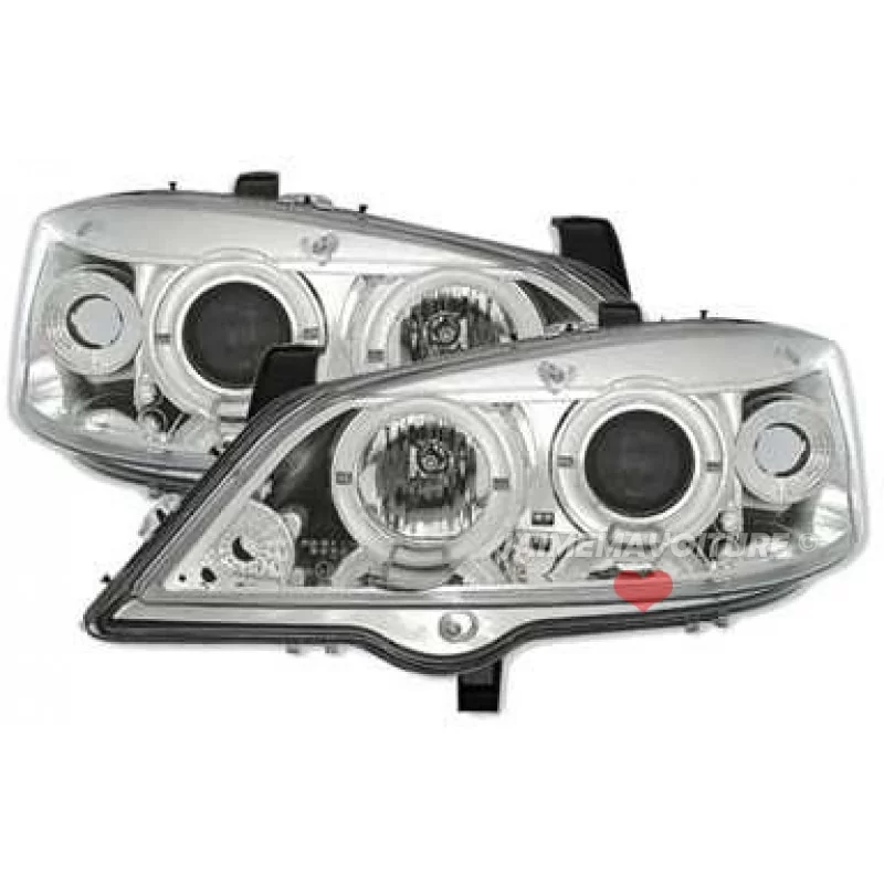 Opel Astra G lights Angel Eyes Sonar Chrome