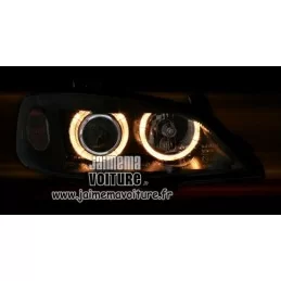 Opel Astra G lights Angel Eyes Black Depo