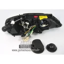 Opel Astra G lights Angel Eyes Black Depo