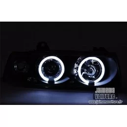 Feux avants Angel eyes BMW E36 Noir