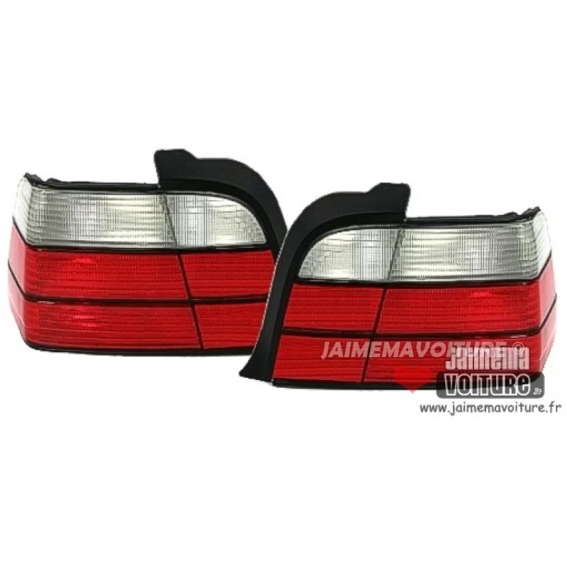 Luces de cola BMW E36 Serie 3 Rojo Blanco Luces de cola BMW E36 Serie 3 Rojo Blanco