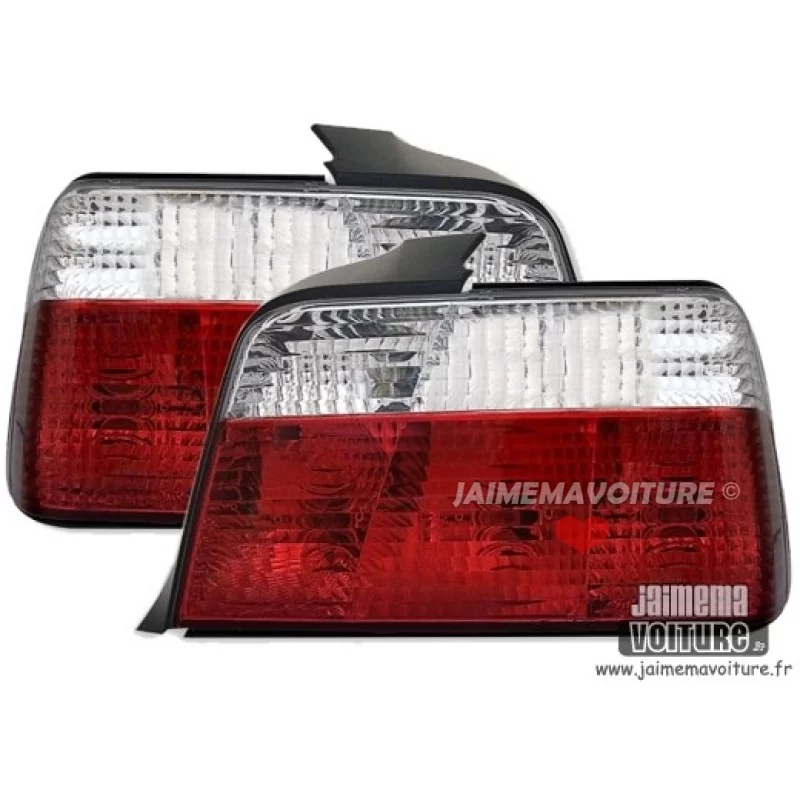 Lights rear BMW E36 Crystal Red White 398 Lights rear BMW E36 Crystal Red White 398
