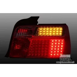 BMW E36 Rood Wit LED Achterlichten 399