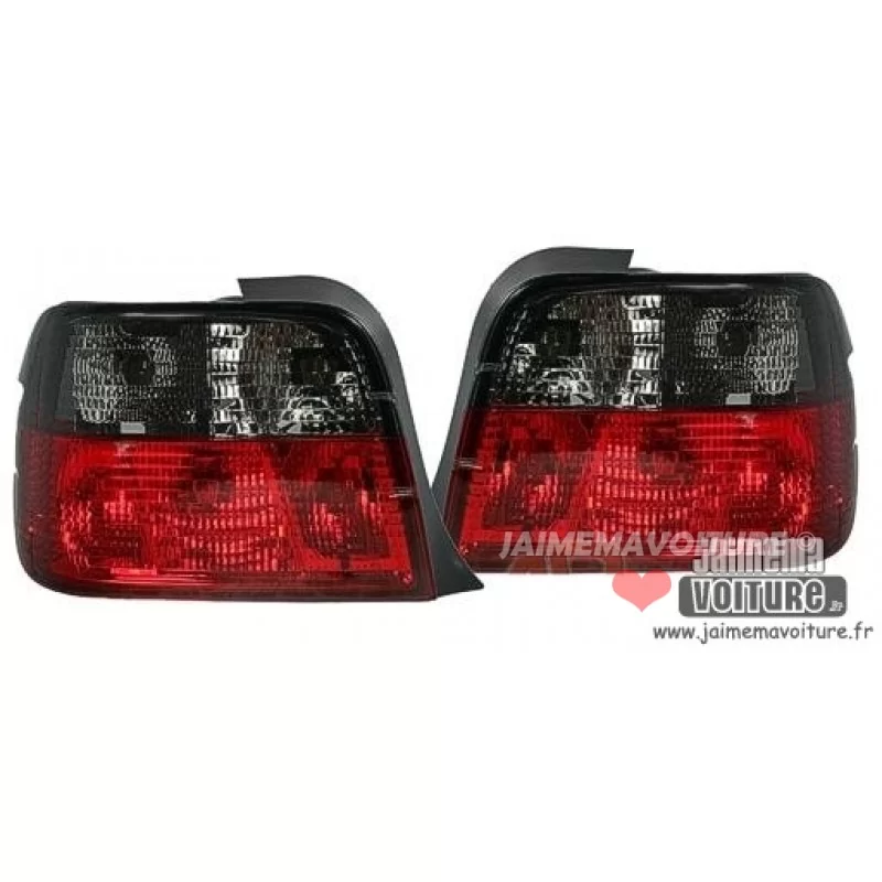 BMW E36 Compact black red rear lights