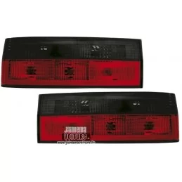 BMW E30 black red crystal rear lights