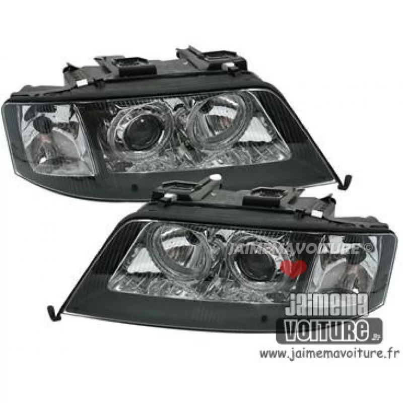 Fari anteriori Angel eyes Audi A6 1997-1999 Xenon