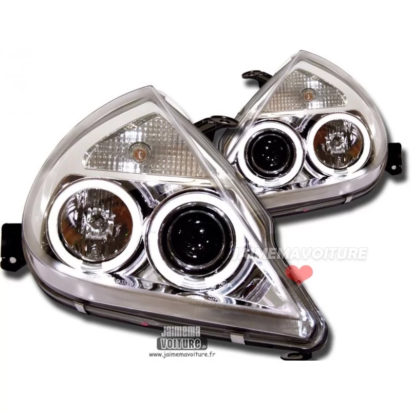 Angel eyes Ford Ka Chrome