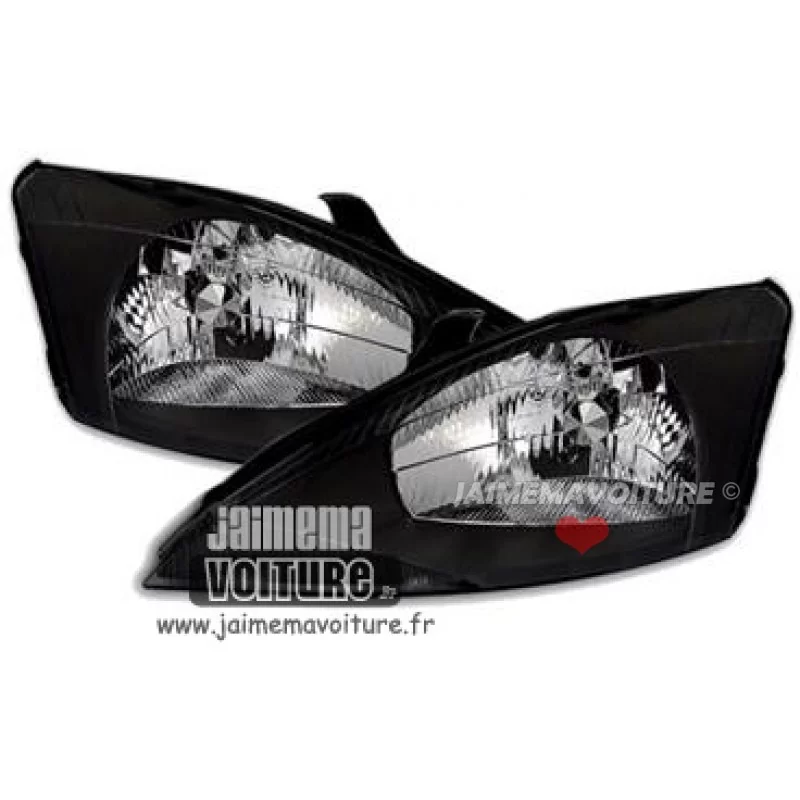 Front headlights Ford Focus black