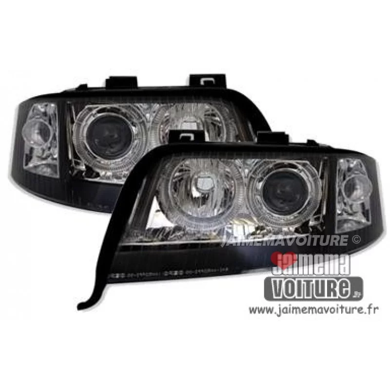 Angel eyes Audi A6 xenon lights