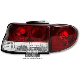 Ford Escort MK6 7 luces traseras rojo cristal