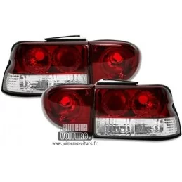 Ford Escort MK6 7 luces traseras rojo cristal