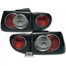 Ford Escort MK6 7 Bakljus Crystal Black Red