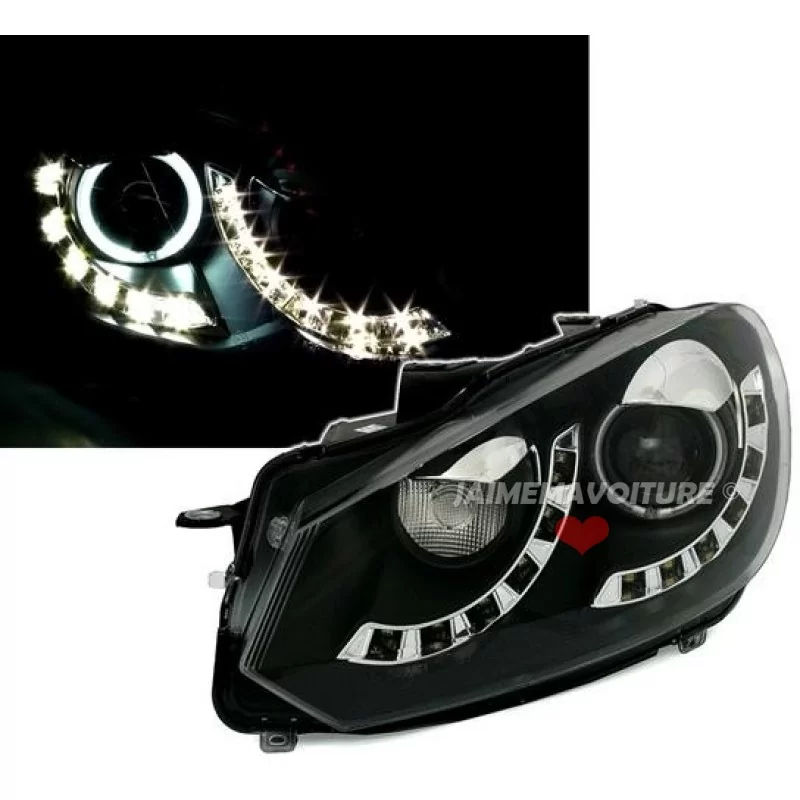 Front headlights Angel CCFL LED Golf 6 black price