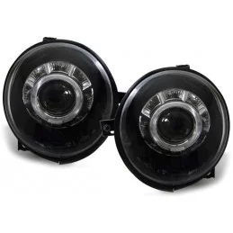 ojos frente Faros Angel VW Lupo negros precios