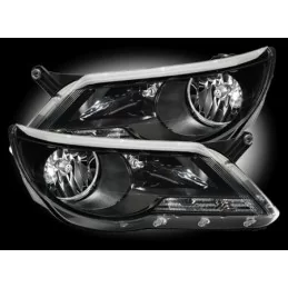 Front headlights VW Tiguan price Hella black