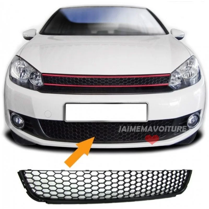 Grille inférieure de pare-chocs Golf 6 Gti Grille inférieure de pare-chocs Golf 6 Gti