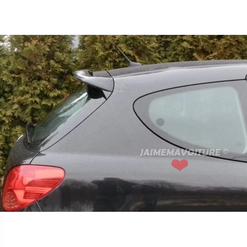 Peugeot 207 dakspoiler Peugeot 207 dakspoiler