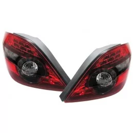 Peugeot 207 smoked red Led taillights