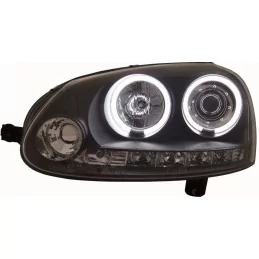 Golf 5 CCFL koplampen met angel eyes