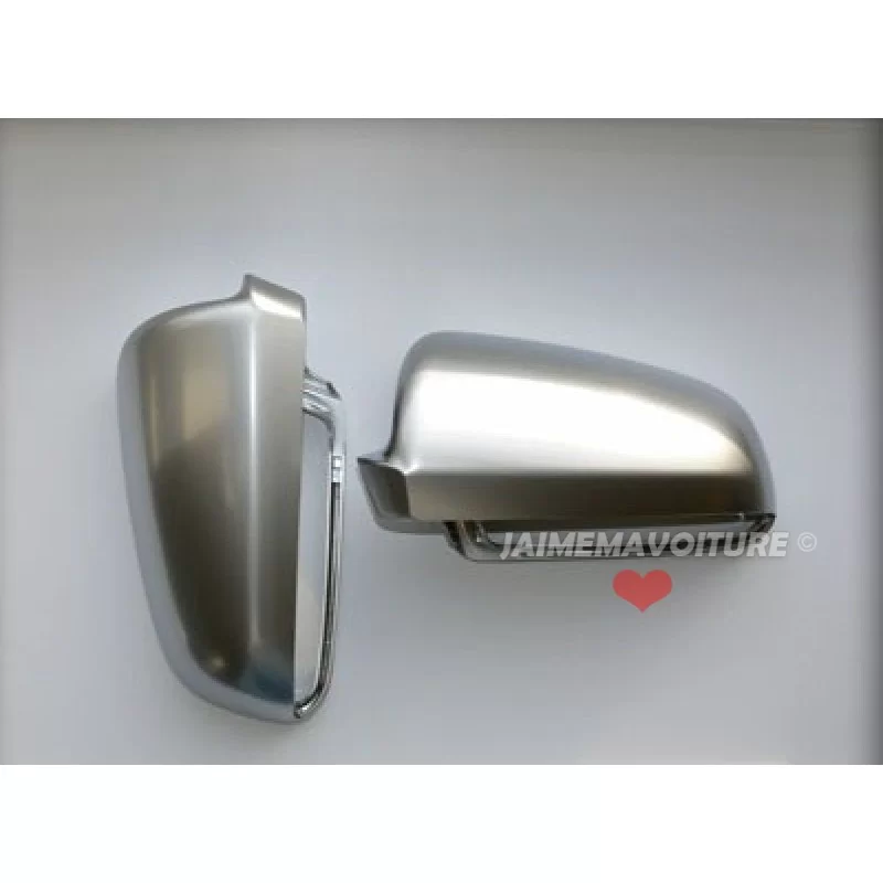 Coques chrome alu rétroviseur Audi A4