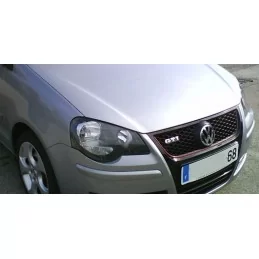 VW Polo (9N3) headlights look GTI Cup - Black 