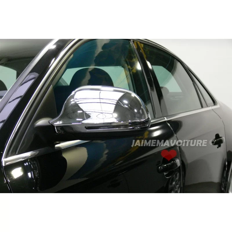 Coque chrome alu rétroviseur pour Audi A3 S3