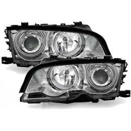 Faros delanteros angel ojos CCFL BMW serie 3 E46 berlina