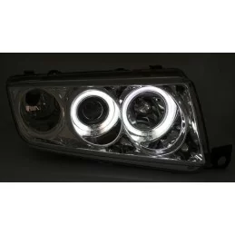 Fari CCFL angel eyes Skoda Fabia