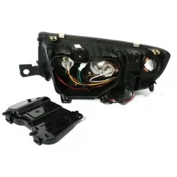 Negro faros delanteros angel ojos CCFL Skoda Fabia tuning