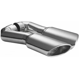 Exhaust exhaust Audi Q7 oval chrome tuning