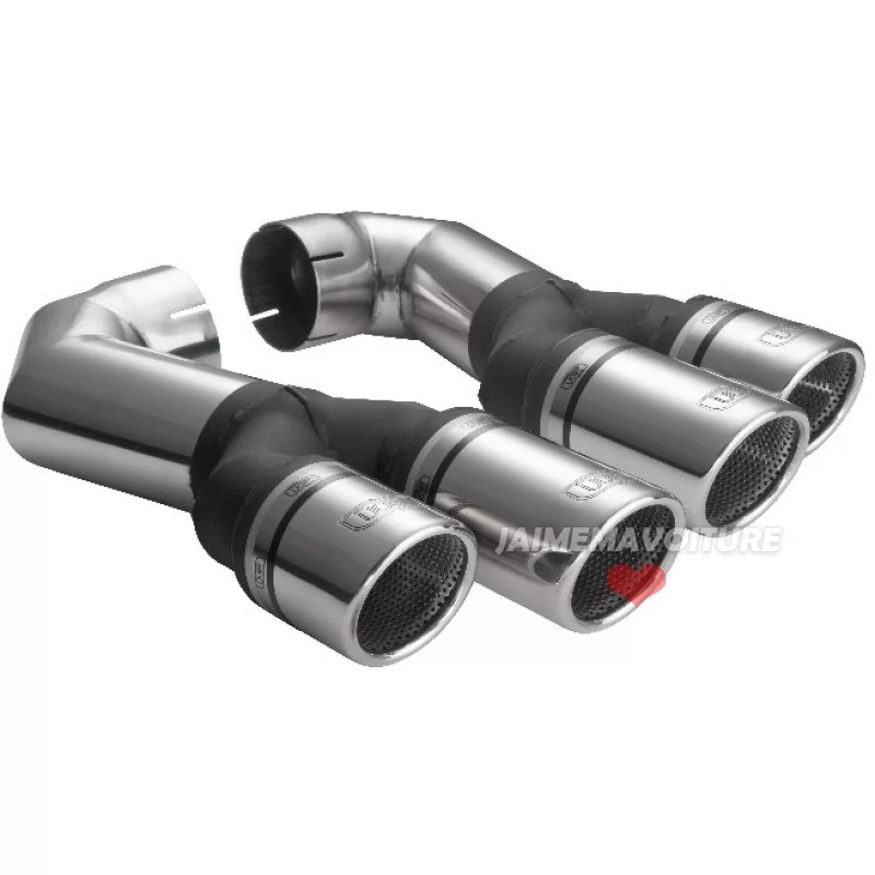 Double outputs 2 x 2 chrome VW Touareg tuning