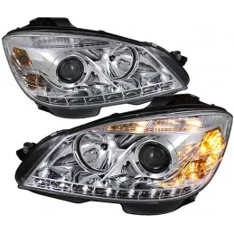 Mercedes Classe C Luci anteriori a LED W204 C200 C180 C220 C250 C320 amg