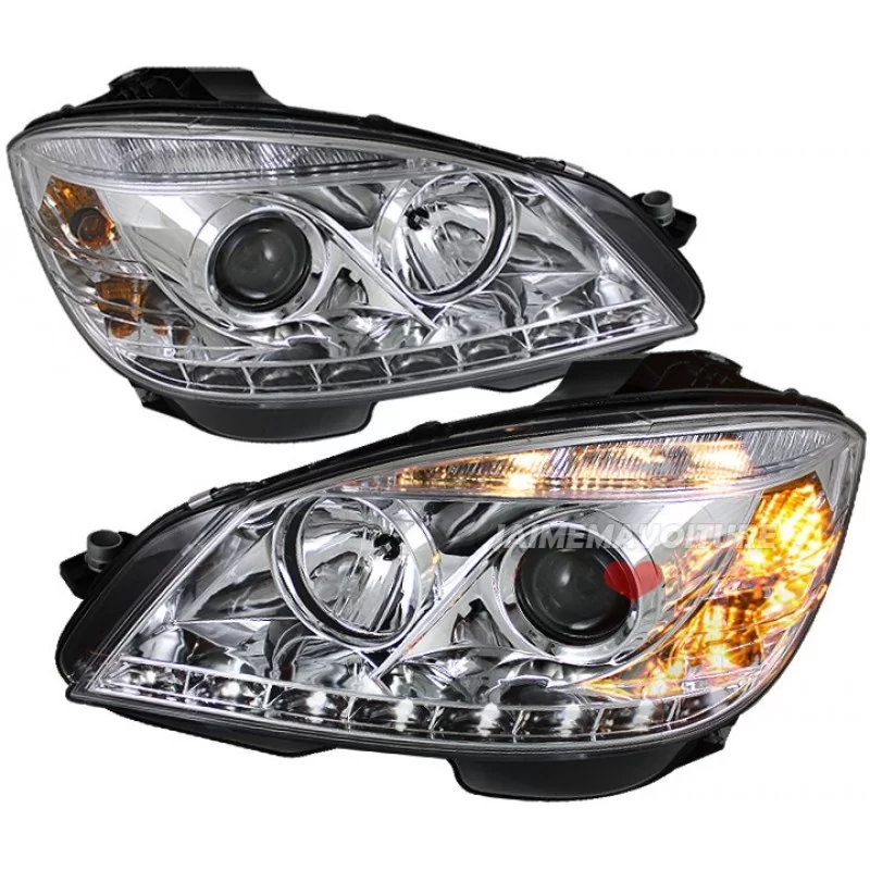 Luces delanteras led Mercedes Clase C W204 C200 C180 C220 C320 de C250 amg