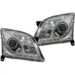 Front lights to leds Opel Vectra C chrome